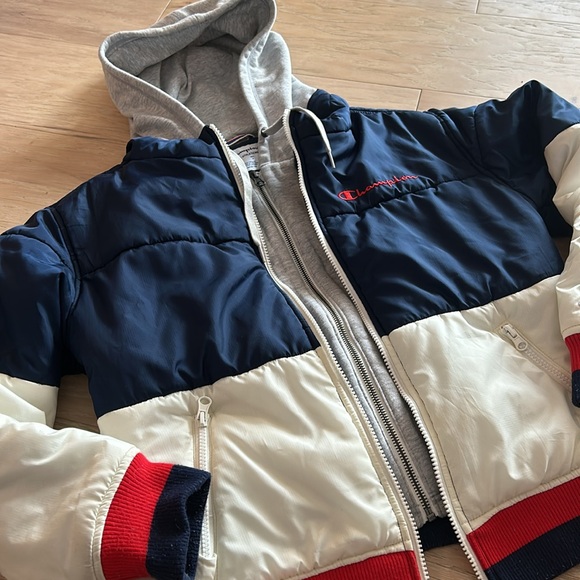 Champion hooded puffer jacket - Picture 2 of 6